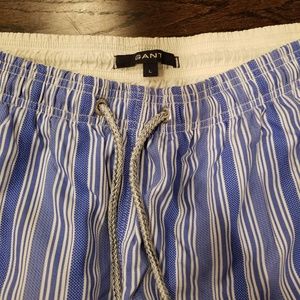 Gant men's bathing suit trunk blue board short Med